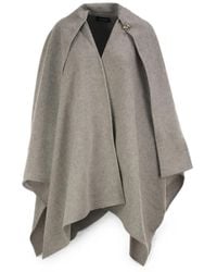 Fabiana Filippi - Scarf-Detail Cape - Lyst