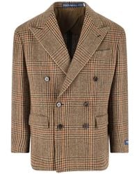 Polo Ralph Lauren - Check-Pattern Blazer - Lyst