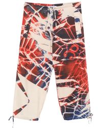 Etudes Studio - Pantalon Imprimé À Taille À Lien De Resserrage - Lyst