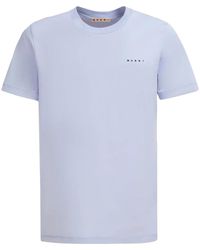 Marni - Logo-Embroidered Cotton T-Shirt - Lyst