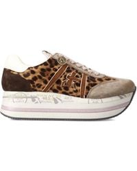 Premiata - Beth 7741 Sneakers Met Luipaardprint En Plateauzool - Lyst