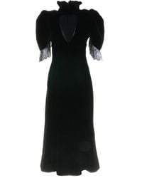 McQueen - Robe À Détails En Dentelle - Lyst