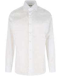 Barba Napoli - Long-Sleeve Cotton Shirt - Lyst