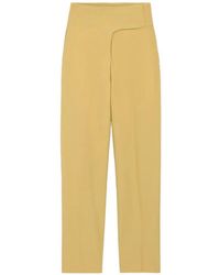 Ami Paris - New Wool Wrapped Belted Trousers - Lyst