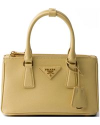 Prada - Galleria Mini Saffiano Leather Bag - Lyst