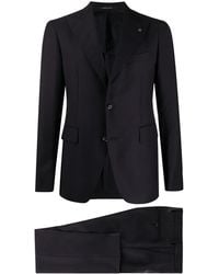 Tagliatore - Single-Breasted Virgin Wool Suit - Lyst