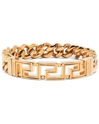 Versace - Bracelet Greca en chaîne - Lyst