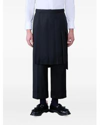 Thom Browne - Pleated-Panel Trousers - Lyst