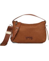 V73 - Danielle Logo-Embroidered Shoulder Bag - Lyst