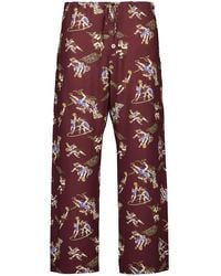 Bode - Layup Pyjamabroek Met Print - Lyst