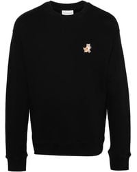 Maison Kitsuné - Speedy Fox Patch Comfort Sweatshirt - Lyst