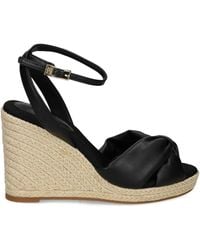 Tommy Hilfiger - Sandales Compensées À Détail Noué - Lyst