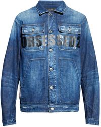 DSquared² - Denim Jacket With Logo - Lyst