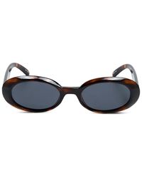 Le Specs - Work It! Oval-Frame Sunglasses - Lyst