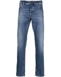 PT Torino - Ausgeblichene Straight-Leg-Jeans - Lyst
