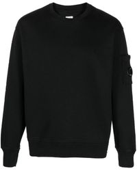 C.P. Company - Katoenen Sweater Met Lens-detail - Lyst