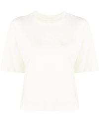 Off-White c/o Virgil Abloh - Logo-Embossed Cotton T-Shirt - Lyst
