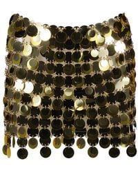 Rabanne - Minijupe À Sequins - Lyst