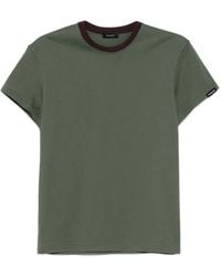 Mugler - T-Shirt À Col Ras Du Cou - Lyst