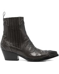 Sartore - Studded Ponted-Toe Boots - Lyst