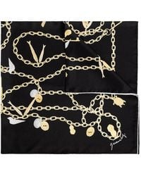 Givenchy - Chain-Motif Silk Scarf - Lyst