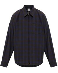 Vetements - Kariertes Hemd Mit Reißverschluss - Lyst