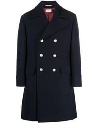 Brunello Cucinelli - Button-Down Double-Breasted Coat - Lyst