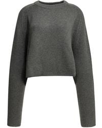 Lisa Yang - Karine Cropped Kasjmier Trui - Lyst