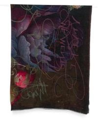 Faliero Sarti - Memento Floral-Print Frayed-Edge Scarf - Lyst