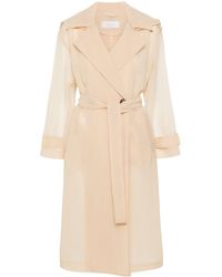 Peserico - Bead-embellished Trench Coat - Lyst