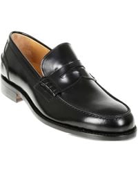 Berwick Shoes - レザー ペニーローファー - Lyst