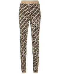 Stella McCartney - Wave-Pattern Knitted Trousers - Lyst