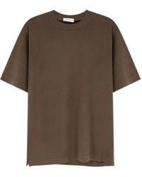 Bramani Cashmere - Crew-Neck Short-Sleeve T-Shirt - Lyst
