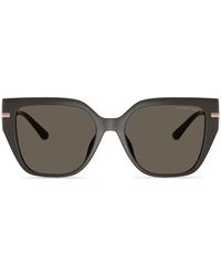 Michael Kors - Rectangle-Frame Sunglasses - Lyst