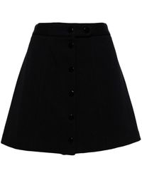 A.P.C. - High-waisted A-line Miniskirt - Lyst