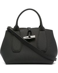 Longchamp - Small Roseau Top Handle Bag - Lyst