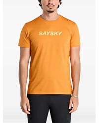 Saysky - Pace Logo-Print T-Shirt - Lyst