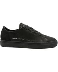 Crime London - Amuse Logo-Print Leather Sneakers - Lyst