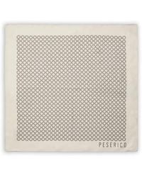 Peserico - Foulard Con Stampa Geometrica - Lyst