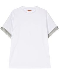 Missoni - T-shirt Met Chevron Streep - Lyst