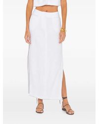 JBQ - Side-Slit Skirt - Lyst