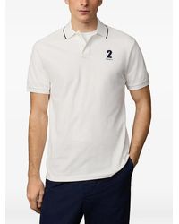 Hackett - Tipped-Trim Piqué-Knit Polo Shirt - Lyst