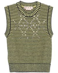 Marni - Pull Rayé À Détails D'Œillets - Lyst