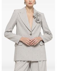 Nissa - Floral-Detail Blazer - Lyst