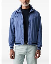 Hackett - Logo-Detail Zip-Fastening Jacket - Lyst