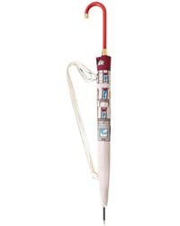 Moschino - Building-Print Curved-Handle Umbrella - Lyst