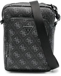 Guess - Monogram Messenger Bag - Lyst