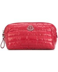 Moncler Quilted Make-up Bag - Red
