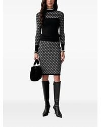 Guess - Wool-Blend Logo Sweater - Lyst