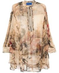 Mes Demoiselles - Top Con Stampa - Lyst